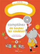 Couverture du livre « Comptines de toutes les couleurs (avec poignee) » de Cecile Hudrisier aux éditions Didier Jeunesse