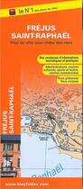 Couverture du livre « Fréjus, Saint-Raphaël ; plan de ville avec index de rues » de  aux éditions Blay Foldex