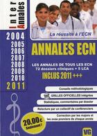 Couverture du livre « Inter annales ecn 2004-2011 » de  aux éditions Vernazobres Grego