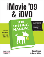 Couverture du livre « IMovie '09 & iDVD: The Missing Manual » de Pogue David aux éditions O'reilly Media