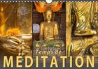 Couverture du livre « Temps de méditation ; calendrier mural 2016 din A4 horizontal » de Buddhaart aux éditions Calvendo