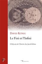 Couverture du livre « Le Fini et l'Infini » de David Konig aux éditions Cerf