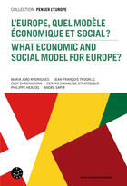 Couverture du livre « L'Europe, quel modèle économique et social? » de  aux éditions Adpf