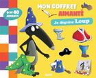 Couverture du livre « Mon coffret magnetique - je deguise loup » de Orianne Lallemand aux éditions Philippe Auzou