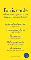 Couverture du livre « Patris corde et les 4 autres grands textes des papes sur saint Joseph » de Vatican aux éditions Tequi