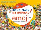 Couverture du livre « Sous-main de bureau emoji (édition 2018/2019) » de  aux éditions Hugo Image