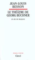 Couverture du livre « Le theatre de georg buchner » de Jean-Louis Besson aux éditions Circe