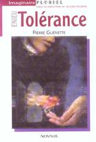 Couverture du livre « Enjeu tolerance » de Guenette P aux éditions Novalis