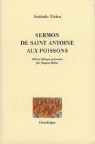 Couverture du livre « Sermon de Saint Antoine aux poissons » de Vieira/Didier aux éditions Chandeigne