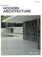 Couverture du livre « The story of modern architecture » de Favole aux éditions Prestel