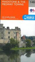 Couverture du livre « Maidstone & the medway towns » de  aux éditions Ordnance Survey