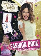 Couverture du livre « Violetta ; fashion book concert » de Disney aux éditions Disney Hachette