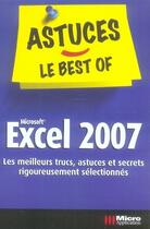 Couverture du livre « Excel 2007 » de Premium Consultants aux éditions Micro Application