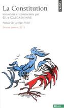 Couverture du livre « La Constitution (édition 2011) » de Guy Carcassonne aux éditions Points