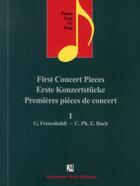 Couverture du livre « First concert pieces ; premières pièces de concert I ; piano step by step » de  aux éditions Place Des Victoires/kmb