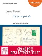 Couverture du livre « La carte postale - livre audio 2 cd mp3 - suivi d'un entretien avec l'autrice » de Anne Berest aux éditions Audiolib
