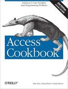 Couverture du livre « Access cookbook (2nd edition) » de Ken Getz et Paul Litwin et Andy Baron aux éditions O Reilly