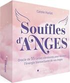 Couverture du livre « Souffles d'anges : Oracle de 55 cartes vibratoires pour recevoir l'énergie bienveillante de vos anges » de Carole Huriot aux éditions Eyrolles