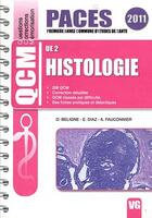 Couverture du livre « Qcm paces histologie ue2 » de Beligne aux éditions Vernazobres Grego