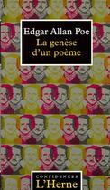 Couverture du livre « La genèse d'un poème » de Edgar Allan Poe aux éditions L'herne