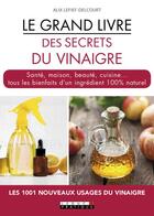 Couverture du livre « Le grand livre des secrets du vinaigre ; santé, maison, beauté, cuisine... tous les bienfaits d'un ingrédient 100% naturel » de Alix Lefief-Delcourt aux éditions Leduc