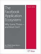 Couverture du livre « The Facebook application ecosystem ; why some thrive, and most don't » de Shelly Farnham aux éditions O Reilly