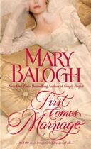 Couverture du livre « First Comes Marriage » de Mary Balogh aux éditions Epagine