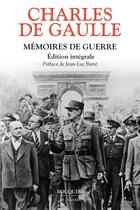 Couverture du livre « Mémoires de guerre » de Charles De Gaulle aux éditions Bouquins