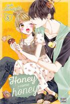 Couverture du livre « Honey come honey Tome 5 » de Yuki Shiraishi aux éditions Delcourt