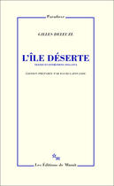 Couverture du livre « L'ile deserte et autres textes » de Gilles Deleuze aux éditions Minuit