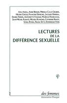 Couverture du livre « Lectures de la différence sexuelle ; actes du colloque Paris VIII, CIPH Paris, octobre 1990 » de  aux éditions Des Femmes