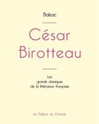 Couverture du livre « César Birotteau de Balzac » de Honoré De Balzac aux éditions Editions Du Cenacle