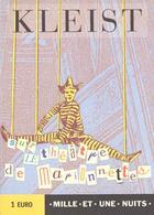 Couverture du livre « Sur le theatre de marionnettes » de Kleist B H W. aux éditions Mille Et Une Nuits