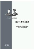 Couverture du livre « Rothschild » de Joseph Lémann aux éditions Saint-remi