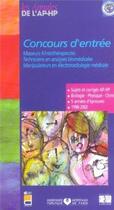 Couverture du livre « Concours d entree masseurs-kinesitherapeutes techniciens en analyses biomedicales manipulateurs en e » de Editions Lamarre aux éditions Lamarre