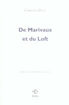 Couverture du livre « De marivaux et du loft - petites lecons de litterature au lycee » de Catherine Henri aux éditions P.o.l