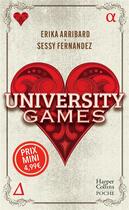Couverture du livre « University games » de Sessy Fernandez et Erika Arribard aux éditions Harpercollins