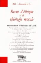 Couverture du livre « Revue d'éthique et de théologie morale 241 » de Collectif Retm aux éditions Cerf