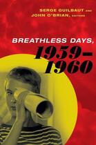 Couverture du livre « Breathless days, 1959-1961 » de  aux éditions Pu Du Texas