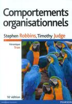 Couverture du livre « Comportements organisationnels 16e » de Robbins/Judge aux éditions Pearson