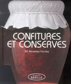 Couverture du livre « Confitures et conserves ; 50 recettes faciles » de  aux éditions White Star