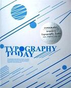 Couverture du livre « Typography today » de Bronvnie Barbara aux éditions Gingko Press