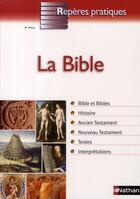 Couverture du livre « La Bible » de Andre Paul aux éditions Nathan