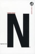 Couverture du livre « Apprenez à dire Non » de Delphine Gustau aux éditions Anabet