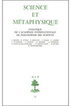 Couverture du livre « Science et metaphysique » de  aux éditions Beauchesne