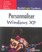 Couverture du livre « Personnaliser windows xp » de  aux éditions Pearson