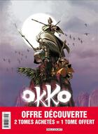 Couverture du livre « Okko ; coffret t.1 à t.3 » de Hub aux éditions Delcourt