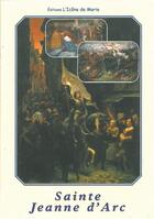 Couverture du livre « Sainte Jeanne d'Arc » de Saint Pie X aux éditions Icone De Marie
