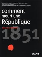 Couverture du livre « Comment meurt une republique? » de  aux éditions Creaphis