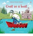 Couverture du livre « Goat in a boat » de Lesley Sims aux éditions Usborne